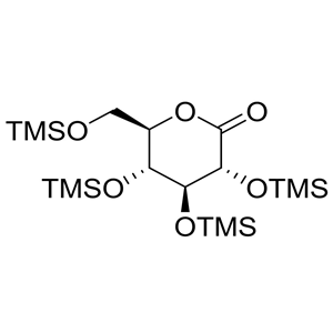 2,3,4,6-四-O-三甲基硅基-D-葡萄糖酸內(nèi)酯,(3R,4S,5R,6R)-3,4,5-tris(triMethylsilyloxy)-6-((triMethylsilyloxy)Methyl)tetrahydro-2H-pyran-2-one