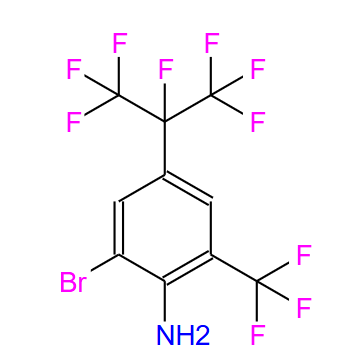 2-溴-4-(全氟丙烷-2-基)-6-(三氟甲基)苯胺,2-bromo-4-(1,1,1,2,3,3,3-heptafluoropropan-2-yl)-6-(trifluoromethyl)aniline