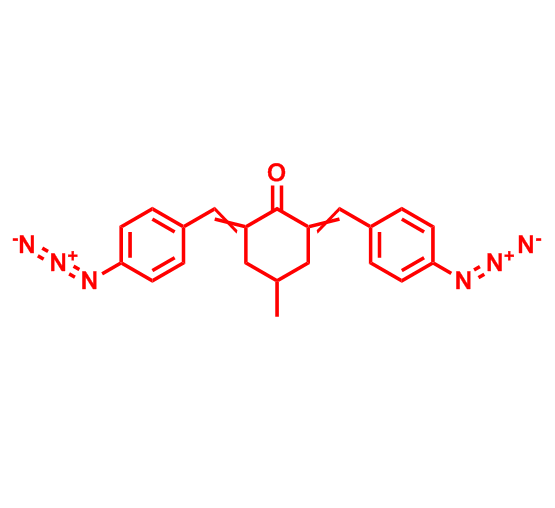 2,6-雙(4-疊氮亞芐基)-4-甲基環(huán)己酮,2,6-Bis(4-azidobenzylidene)-4-methylcyclohexanone