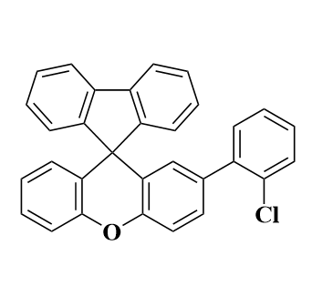 2′-(2-氯苯基)螺[9H-芴-9,9′-[9H]氧雜蒽],2′-(2-Chlorophenyl)spiro[9H-fluorene-9,9′-[9H]xanthene]