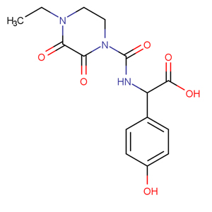 氧哌嗪酸,(2R)-2-[(4-Ethyl-2,3-dioxopiperazinyl)carbonylamino]-2-(4-hydroxyphenyl)acetic acid