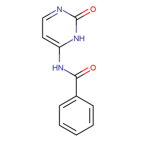 N4-苯甲酰基胞嘧啶,N-(2-oxo-1H-pyrimidin-6-yl)benzamide