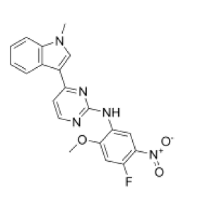 N-(4-氟-2-甲氧基-5-硝基苯基)-4-(1-甲基-1H-吲哚-3-基)嘧啶-2-胺