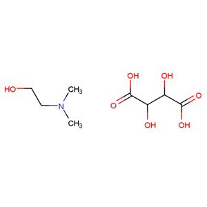 二甲氨基乙醇酒石酸氫鹽,2-Dimethylaminoethanol (+)-bitartrate salt