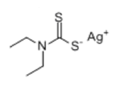 二乙基二硫代氨基甲酸銀,Silver diethyldithiocarbamate