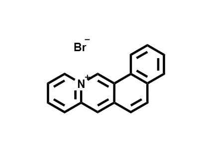 萘并[2,1-b]喹嗪鎓溴代物Naphtho[2,1-b]quinolizinium, bromide