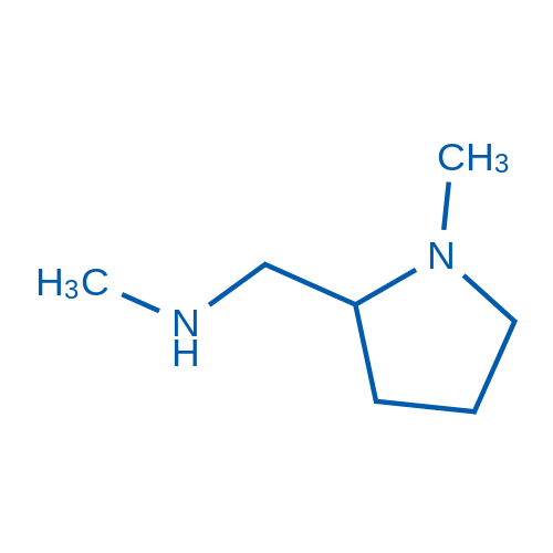 N-甲基-1-(1-甲基吡咯烷-2-基)甲胺,Methyl-(1-methyl-pyrrolidin-2-ylmethyl)-amine