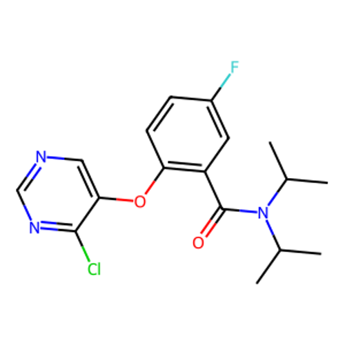 2-[(4-氯嘧啶-5-基)氧基]-5-氟-N,N-双(丙基-2-基)苯甲酰胺,2-[(4-chloropyrimidin-5-yl)oxy]-5-fluoro-N,N-bis(propan-2-yl)benzamide