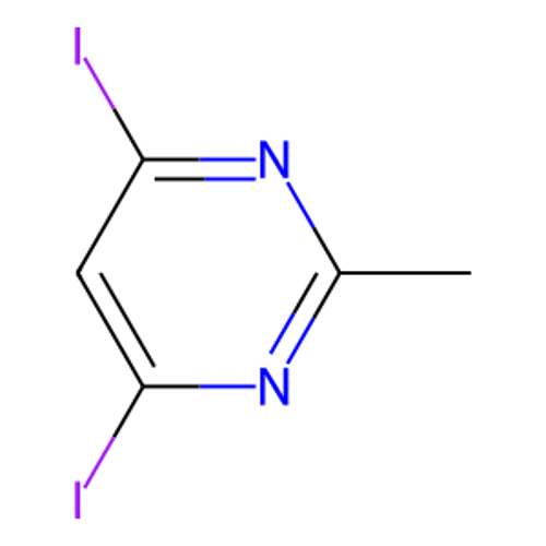 4,6-二碘-2-甲基嘧啶,4,6-diiodo-2-methylpyrimidine