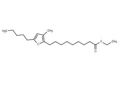 9-(3-甲基-5-戊基呋喃-2-基)壬酸乙酯,ethyl 9-(3-methyl-5-pentylfuran-2-yl)nonanoate