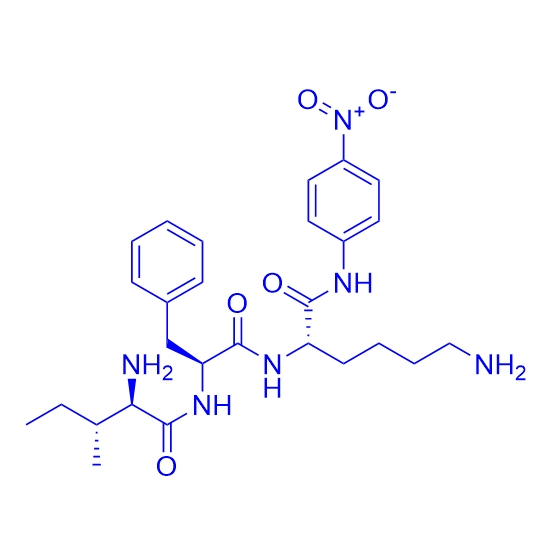 人纖溶酶高度特異性底物多肽,H-D-Ile-Phe-Lys-pNA