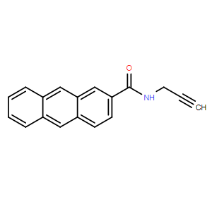 N-(prop-2-yn-1-yl)anthracene-2-carboxamide,N-(prop-2-yn-1-yl)anthracene-2-carboxamide