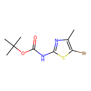 N-(5-溴-4-甲基-1,3-噻唑-2-基)氨基甲酸叔丁酯