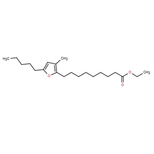 9-(3-甲基-5-戊基呋喃-2-基)壬酸乙酯,ethyl 9-(3-methyl-5-pentylfuran-2-yl)nonanoate