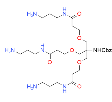 3,3'-[[2-[[3-[(3-氨基丙基)氨基]-3-氧代丙氧基]甲基]-2-(CBZ-氨基)丙烷-1,3-二基]雙(氧基)]雙[N-(3-氨基丙基)丙酰胺,3,3’-[[2-[[3-[(3-Aminopropyl)amino]-3-oxopropoxy]methyl]-2-(Cbz-amino)propane-1,3-diyl]bis(oxy)]bis[N-(3-aminopropyl)propanamide