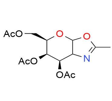 (3AR,7AR)-5-(乙酰氧基甲基)-2-甲基-5,6,7,7A-四氫-3AH-吡喃并[3,2-D]噁唑-6,7-叉基二醋酸鹽,(3aR,5R,6R,7R,7aR)-5-(acetoxymethyl)-2-methyl-3a,6,7,7a-tetrahydro-5H-pyrano[3,2-d]oxazole-6,7-diyl diacetate