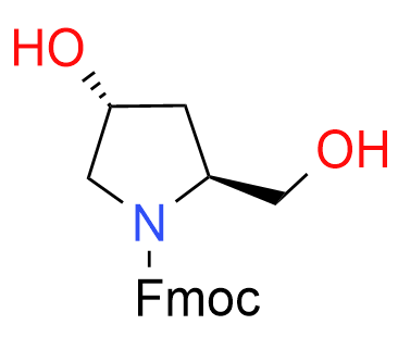 (2S,4R)-(9h-芴-9-基)甲基4-羥基-2-(羥基甲基)吡咯烷-1-羧酸鹽,(2S,4R)-(9H-fluoren-9-yl)methyl 4-hydroxy-2-(hydroxymethyl)pyrrolidine-1-carboxylate