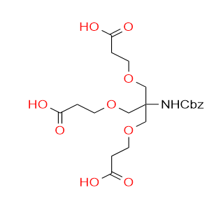 3,3'-[[2-(CBZ-氨基)-2-[(2-羧基乙氧基)甲基]丙烷-1,3-二基]雙(氧基)]二丙酸,3,3'-((2-(((Benzyloxy)carbonyl)amino)-2-((2-carboxyethoxy)methyl)propane-1,3-diyl)bis(oxy))dipropionic acid