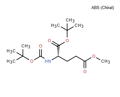 維帕他韋中間體,(S)-1-tert-Butyl 5-methyl 2-((tert-butoxycarbonyl)amino)pentanedioate