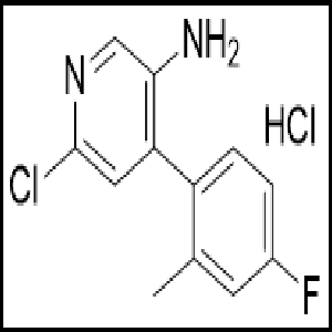 6-氯-4-(4-氟-2-甲基苯基)-3-吡啶胺,鹽酸鹽(1:1),6-Chloro-4-(4-fluoro-2-methylphenyl)-3-pyridinamine,hydrochloride(1:1)