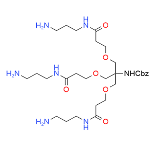 3,3'-[[2-[[3-[(3-氨基丙基)氨基]-3-氧代丙氧基]甲基]-2-(CBZ-氨基)丙烷-1,3-二基]雙(氧基)]雙[N-(3-氨基丙基)丙酰胺