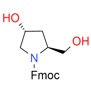 (2S,4R)-(9h-芴-9-基)甲基4-羥基-2-(羥基甲基)吡咯烷-1-羧酸鹽,(2S,4R)-(9H-fluoren-9-yl)methyl 4-hydroxy-2-(hydroxymethyl)pyrrolidine-1-carboxylate
