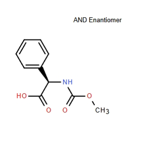 MOC-D-苯甘胺酸,(R)-2-(methoxycarbonylamino)-2-phenylacetic acid