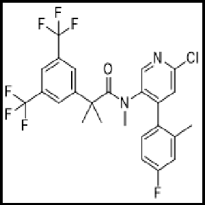 N-[6-氯-4-(4-氟-2-甲基ph烯基)-3-吡啶基]-N,a,a-三甲基,N-[6-Chloro-4-(4-fluoro-2-methylp henyl)-3-pyridinyl]-N,a,a-trimethy