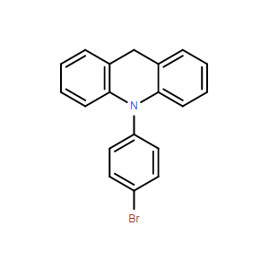 （10-（4-溴苯基）-9,10-二氢吖啶）,(10-(4-bromophenyl)-9,10-dihydroacridine)