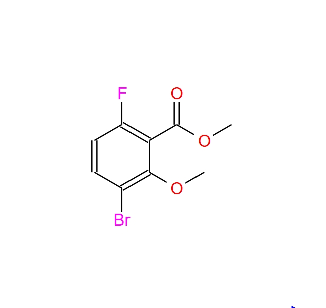 2-甲氧基-3-溴-6-氟苯甲酸甲酯,methyl 3-bromo-6-fluoro-2-methoxybenzoate