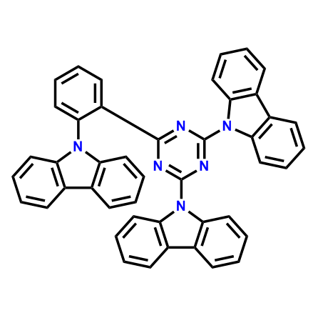 9,9'-(6-(2-(9H-carbazol-9-yl)phenyl)-1,3,5-triazine-2,4-diyl)bis(9H-carbazole),9,9'-(6-(2-(9H-carbazol-9-yl)phenyl)-1,3,5-triazine-2,4-diyl)bis(9H-carbazole)