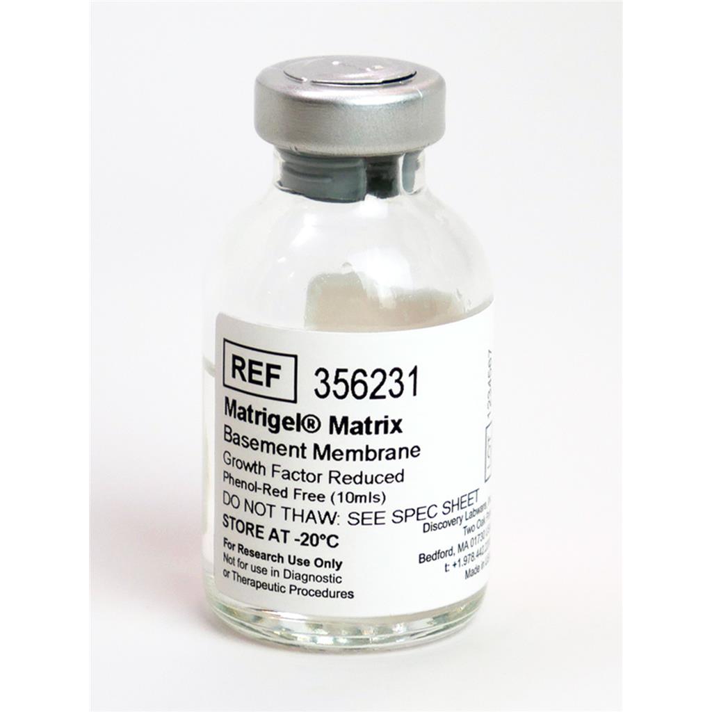 Corning? Matrigel? Growth Factor Reduced (GFR) Basement Membrane Matrix, Phenol Red-free, LDEV-free, 10 mL