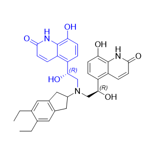 茚達(dá)特羅雜質(zhì)07,5,5'-((1R,1'R)-((5,6-diethyl-2,3-dihydro-1H-inden-2-yl)azanediyl)bis (1-hydroxyethane-2,1-diyl))bis(8-hydroxyquinolin-2(1H)-one maleate