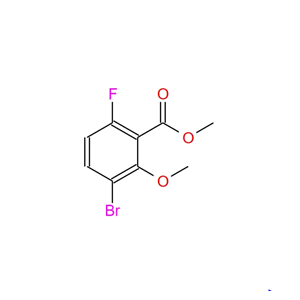 2-甲氧基-3-溴-6-氟苯甲酸甲酯,methyl 3-bromo-6-fluoro-2-methoxybenzoate