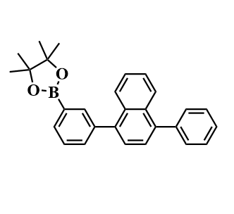 4,4,5,5-四甲基-2-[3-（4-苯基-1-萘基）苯基]-1,3,2-二氧雜硼烷,4,4,5,5-tetramethyl-2-[3-(4-phenyl-1-naphthalenyl)phenyl]-1,3,2-Dioxaborolane