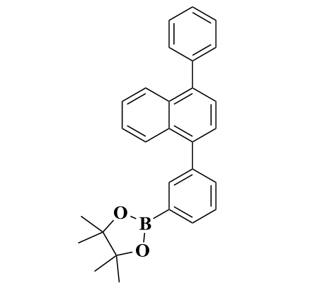 [3-(4-苯基-1-萘基)苯基]-硼酸頻那醇酯,4,4,5,5-tetramethyl-2-[3-(4-phenyl-1-naphthalenyl)phenyl]-1,3,2-Dioxaborolane