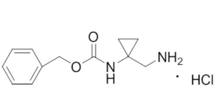 N-[1-(氨基甲基)環(huán)丙基]氨基甲酸芐酯鹽酸鹽,BenzylN-[1-(aminomethyl)cyclopropyl]carbamate hydrochloride 1-(Aminomethyl)-N-Cbz-cyclopropanamine Hydrochloride