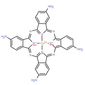 4,4',4'',4'''-四氨基酞菁銅(II),Copper(II)-4,4',4'',4'''-tetraaminophthalocyanine