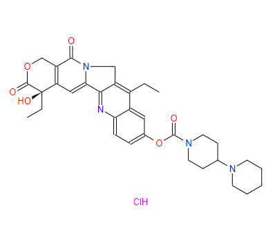 伊立替康對(duì)映異構(gòu)體 鹽酸鹽,GURKHSYORGJETM-MGDILKBHSA-N