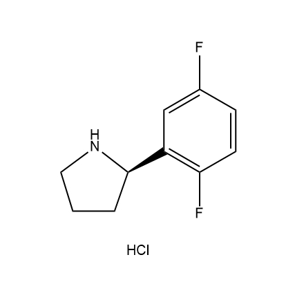 (R)-2-(2,5-二氟苯基)吡咯烷鹽酸鹽,(R)-2-(2,5-DIFLUOROPHENYL)PYRROLIDINE HYDROCHLORIDE