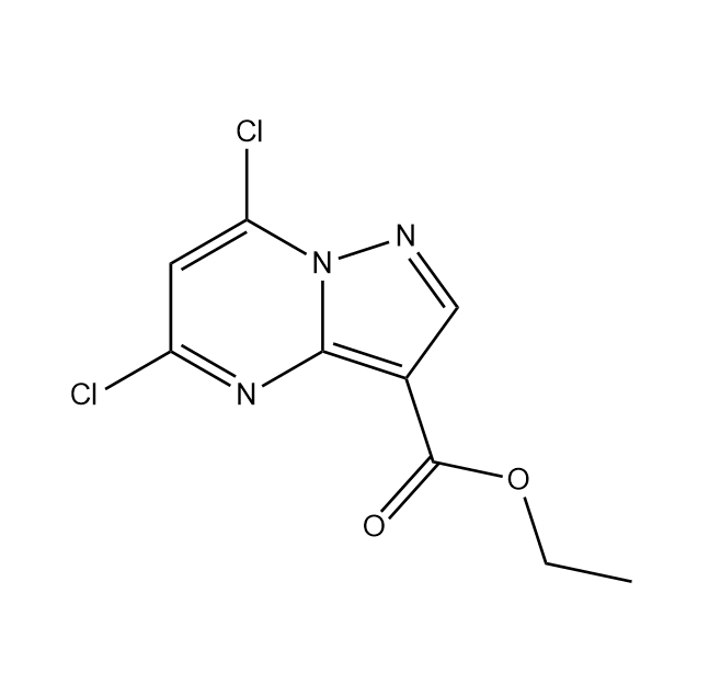 5,7-二氫吡唑并[1,5-A]嘧啶-3-甲酸乙酯,Pyrazolo[1,5-a]pyrimidine-3-carboxylic acid, 5,7-dichloro-, ethyl ester