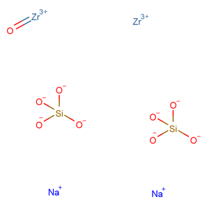 鋯硅酸鈉,Sodium zirconium silicate