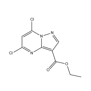 5,7-二氫吡唑并[1,5-A]嘧啶-3-甲酸乙酯,Pyrazolo[1,5-a]pyrimidine-3-carboxylic acid, 5,7-dichloro-, ethyl ester