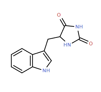 5-(1H-Indol-3-ylmethyl)imidazolidine-2,4-dione,5-(1H-Indol-3-ylmethyl)imidazolidine-2,4-dione