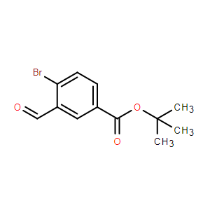 4-溴-3-甲?；郊姿崾宥□?tert-Butyl 4-bromo-3-formylbenzoate