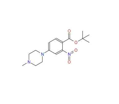 4-(4-甲基哌嗪-1-基)-2-硝基苯甲酸叔丁酯,tert-butyl 4-(4-methylpiperazin-1-yl)-2-nitrobenzoate