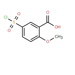 5-氯磺酰-2-甲氧基苯甲酸,5-chlorosulphonyl-2-anisic acid