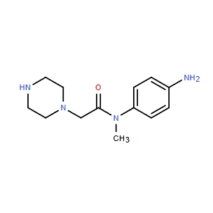 N-(4-氨基苯基)-N-甲基-2-(哌嗪-1-基)乙酰胺,1-Piperazineacetamide, N-(4-aminophenyl)-N-methyl-