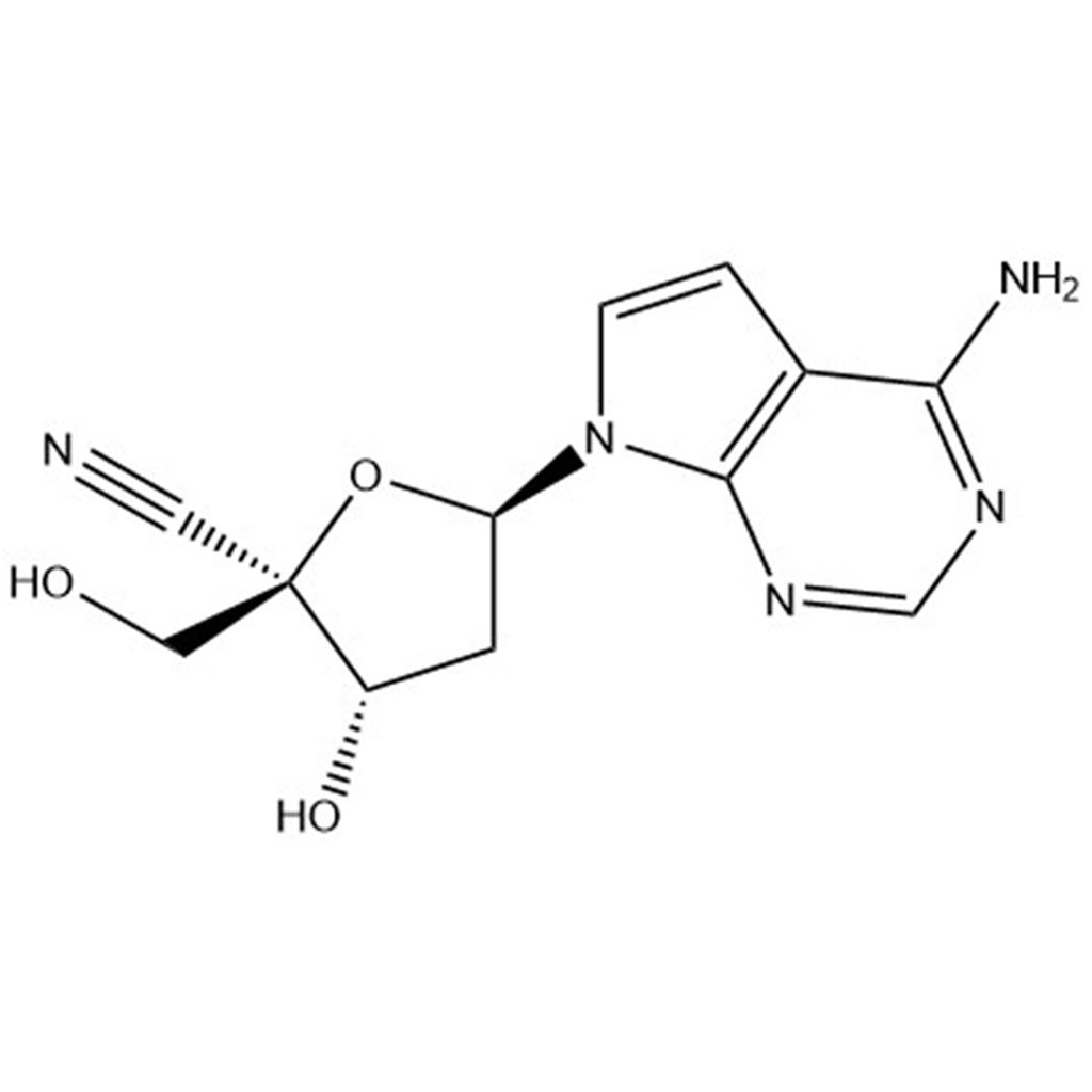 (2R,3S,5R)-5-(4-amino-7H-pyrrolo[2,3-d]pyrimidin-7-yl)-3-hydroxy-2-(hydroxymethyl)tetrahydrofuran-2-carbonitrile,(2R,3S,5R)-5-(4-amino-7H-pyrrolo[2,3-d]pyrimidin-7-yl)-3-hydroxy-2-(hydroxymethyl)tetrahydrofuran-2-carbonitrile