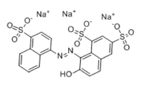 酸性紅18；胭脂紅A；亮麗春紅5R；燦爛麗春紅5R；食用胭脂紅；食品紅102；酸性大紅3R,Cochineal Red A